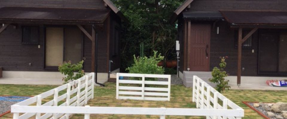 コテージ キャンプ はなれ山水 滋賀の犬と泊まれる 宿 ホテル 愛犬と旅行 イヌトミィ